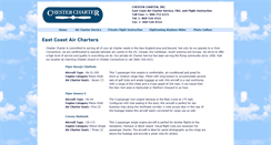 Desktop Screenshot of chester-charter.com